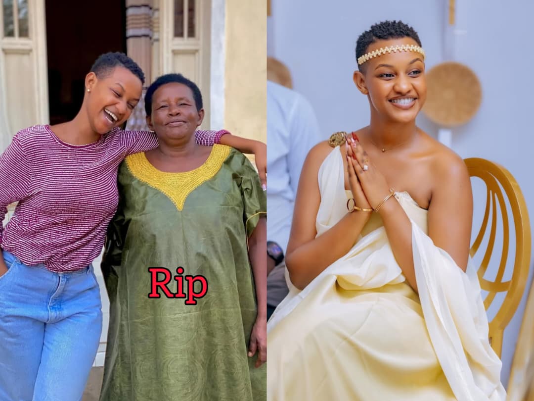 Umukinnyi wa Filime Mutoni Saranda Oliva ari mu gahinda gakomeye ko gupfusha umubyeyi we