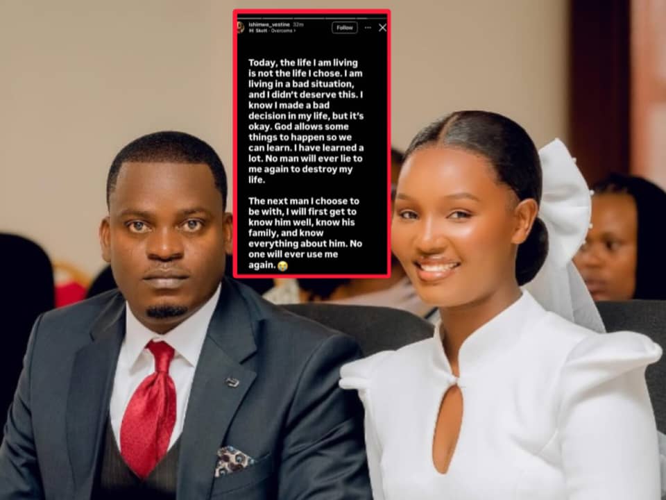 Vestine uririmbana na Dorcasi agiye gutandukana n’umugabo we nyuma y’iminsi 136 barushinze